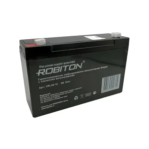 Аккумулятор 6v 12Ah Robiton 151*50*94