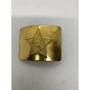 Бляха латунная Звезда СА