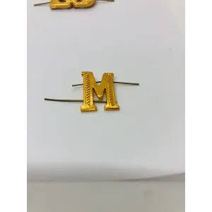 Буква "М" на погоны мет. зол.