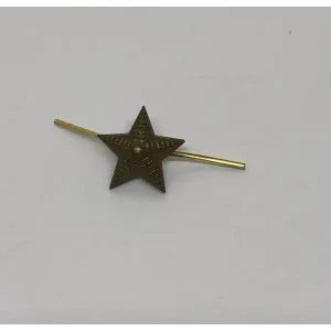 Звезда на погоны мет. 13 мм. риф. защ.