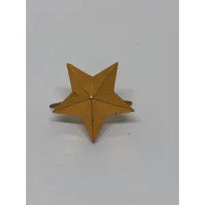 Звезда на погоны мет. 20 мм зол.